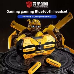 Transformers TF-T51 - Écouteurs Bluetooth 5.4 Gaming avec Affichage LED
