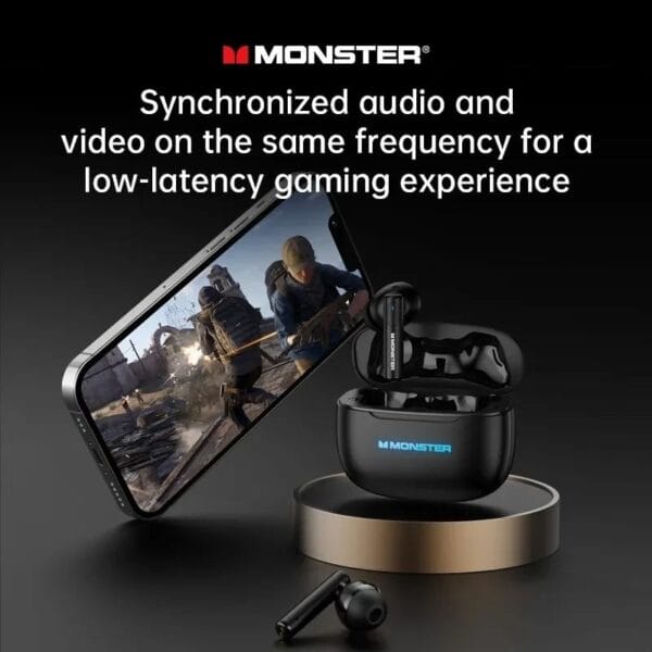 MONSTER AIRMARS XKT26 - Écouteurs Gaming Bluetooth 5.4 avec ANC – Image 4