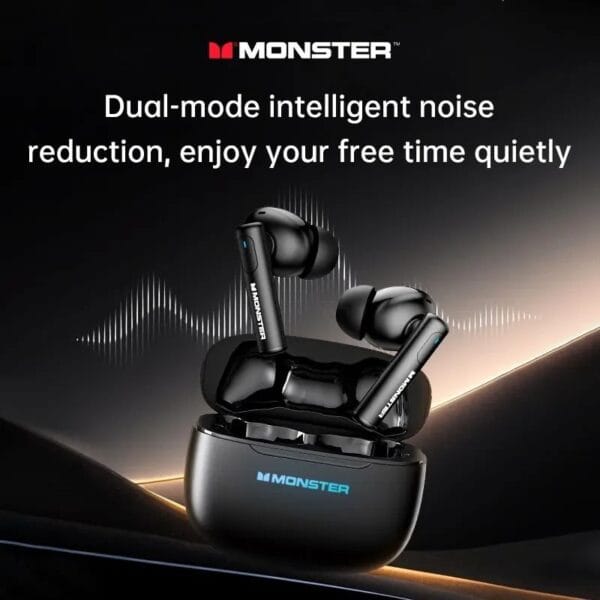 MONSTER AIRMARS XKT26 - Écouteurs Gaming Bluetooth 5.4 avec ANC – Image 5