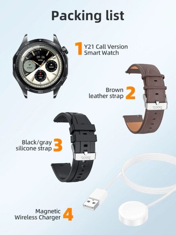 HOCO Y21 Call Version - Montre Connectée AMOLED – Image 15