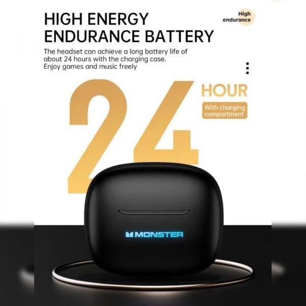 MONSTER AIRMARS XKT26 - Écouteurs Gaming Bluetooth 5.4 avec ANC – Image 8