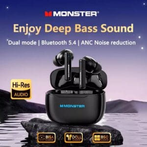 MONSTER AIRMARS XKT26 - Écouteurs Gaming Bluetooth 5.4 avec ANC