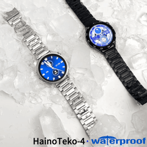 HainoTeko-4 GT4 Waterproof - Smartwatch Réel Waterproof Écran HD IPS AMOLED – Image 6