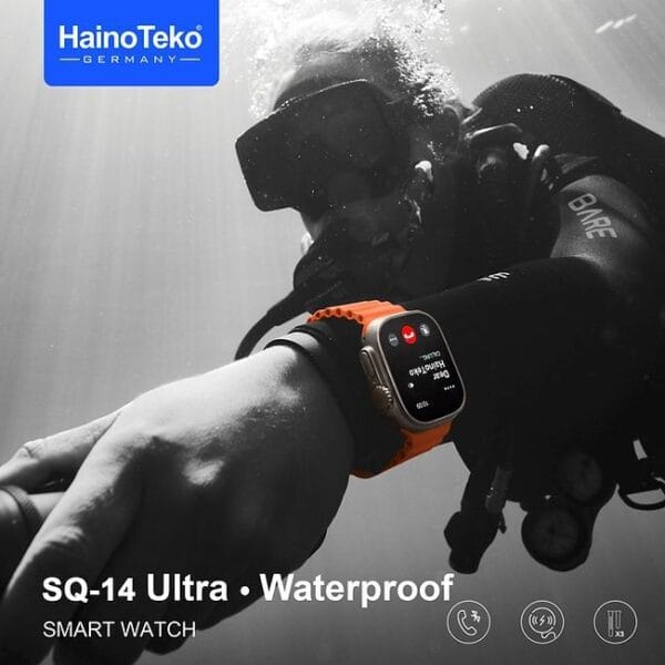 HAINOTEKO SQ-14 ULTRA Waterproof - Smartwatch Serie 10 AMOLED 10 jours d'Autonomie