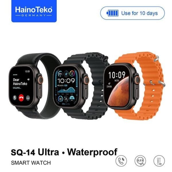 HAINOTEKO SQ-14 ULTRA Waterproof - Smartwatch Serie 10 AMOLED 10 jours d'Autonomie – Image 2
