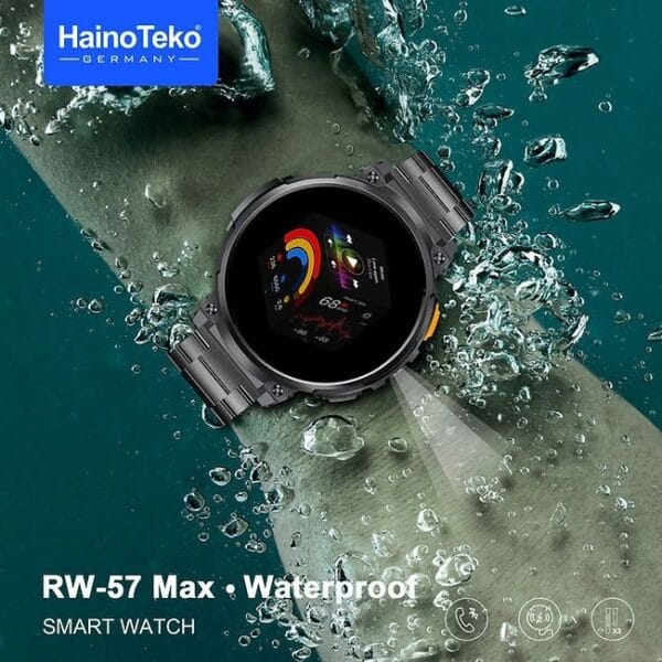 HAINOTEKO RW-57 Max - Smartwatch Waterproof Ecran Amoled avec Lampe Torche – Image 3