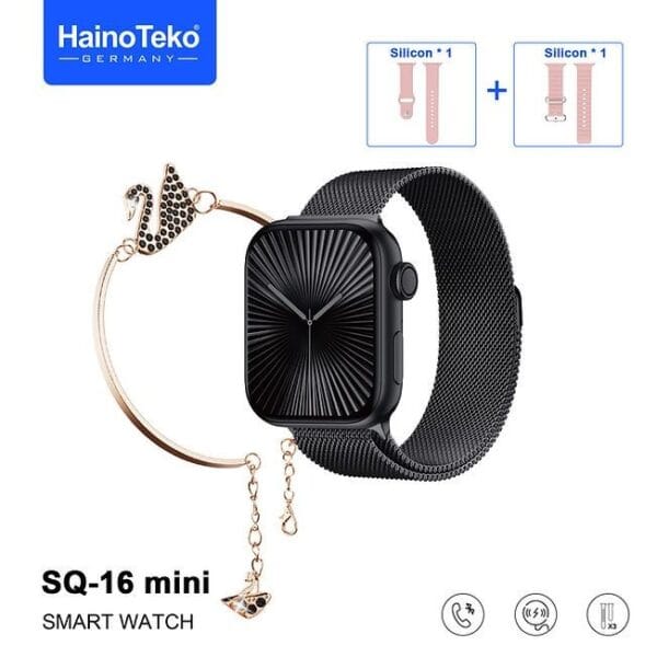 HainoTeko SQ-16 Mini - Smart Watch Series 10 AMOLED For Ladies – Image 5