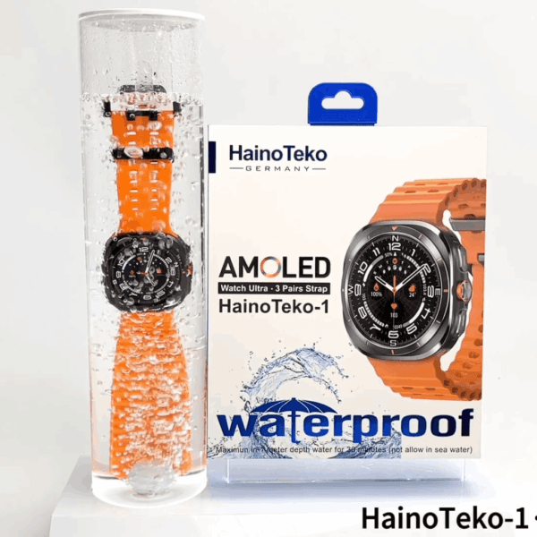HainoTeko-1 Waterproof - Smartwatch Ecran Amoled & Design Galaxy Watch