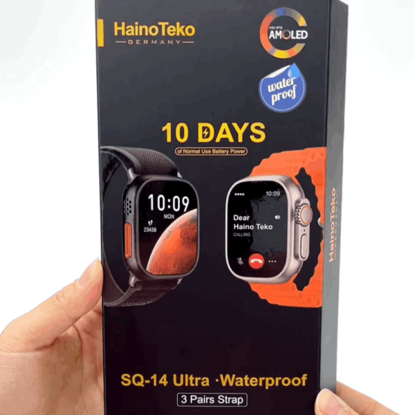 HAINOTEKO SQ-14 ULTRA Waterproof - Smartwatch Serie 10 AMOLED 10 jours d'Autonomie – Image 4