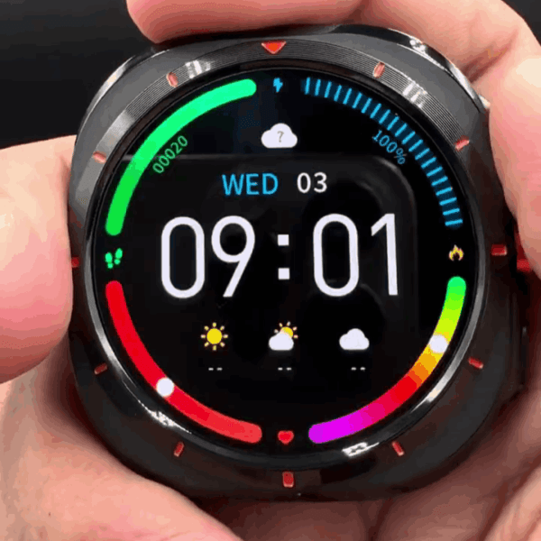 HainoTeko-1 Waterproof - Smartwatch Ecran Amoled & Design Galaxy Watch – Image 2
