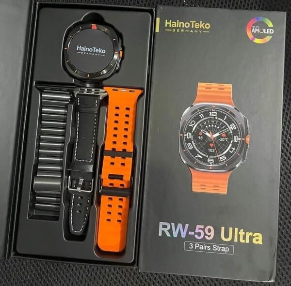 HainoTeko RW-59 Ultra - Smart Watch AMOLED avec Design Galaxy Watch – Image 5