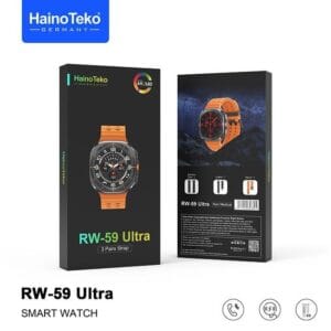 HainoTeko RW-59 Ultra - Smart Watch AMOLED avec Design Galaxy Watch