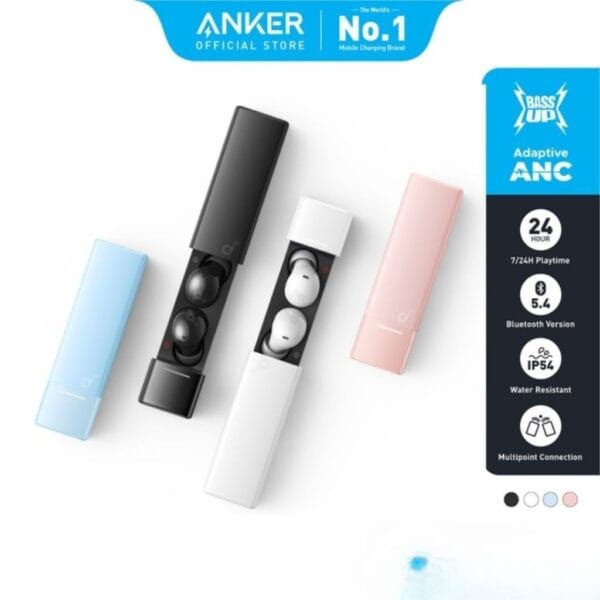 Anker Soundcore A30i ANC - écouteurs Bluetooth 5.4 avec 4 Micros IA – Image 2