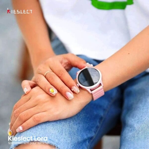 Kieslect Lady Smart Watch Lora ( New Version ) - 2 Bracelets Magnétique / Silicone – Image 6