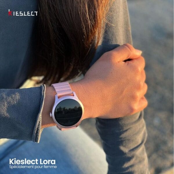 Kieslect Lady Smart Watch Lora ( New Version ) - 2 Bracelets Magnétique / Silicone – Image 8