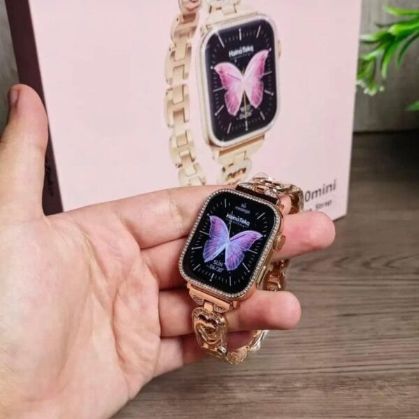 HainoTeko G10 Mini - Smart Watch Féminine Élégante avec Ecran Amoled & 4 Bracelets – Image 6