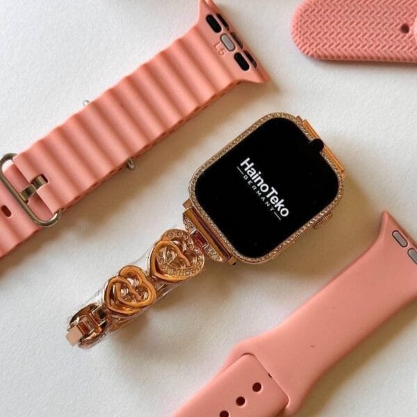 HainoTeko G10 Mini - Smart Watch Féminine Élégante avec Ecran Amoled & 4 Bracelets – Image 7