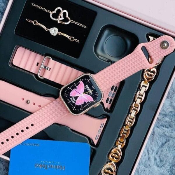 HainoTeko G10 Mini - Smart Watch Féminine Élégante avec Ecran Amoled & 4 Bracelets – Image 8