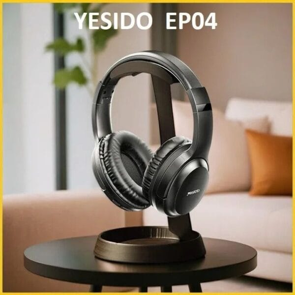 YESIDO EP04 - Casque Bluetooth 5.3 avec ANC & Transparency Mode - Noir – Image 2