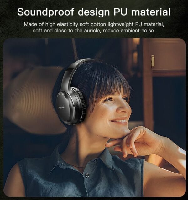 YESIDO EP04 - Casque Bluetooth 5.3 avec ANC & Transparency Mode - Noir – Image 11