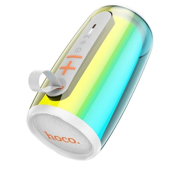 Hoco HC18 Jumper - Haut-parleur Bluetooth 66mm TWS avec RBG, Carte TF, USB & AUX – Image 3