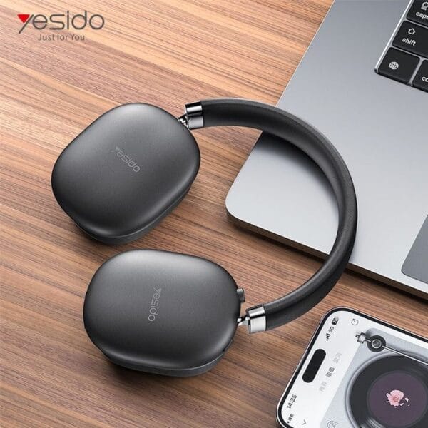 YESIDO EP05 - Casque Bluetooth avec haut-parleur de 40mm - Noir – Image 8