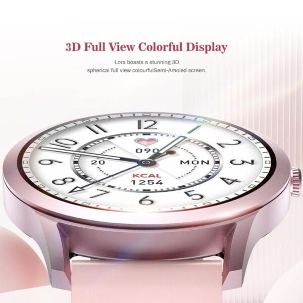 Kieslect Lady Smart Watch Lora ( New Version ) - 2 Bracelets Magnétique / Silicone – Image 13
