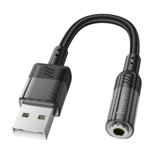 Hoco LS37 Spirit - Adaptateur USB-A vers AUX 3,5 mm Femelle – Image 2