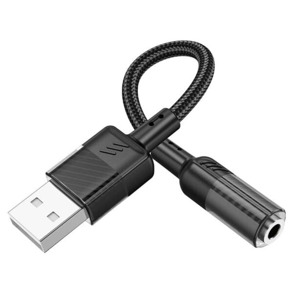 Hoco LS37 Spirit - Adaptateur USB-A vers AUX 3,5 mm Femelle – Image 4
