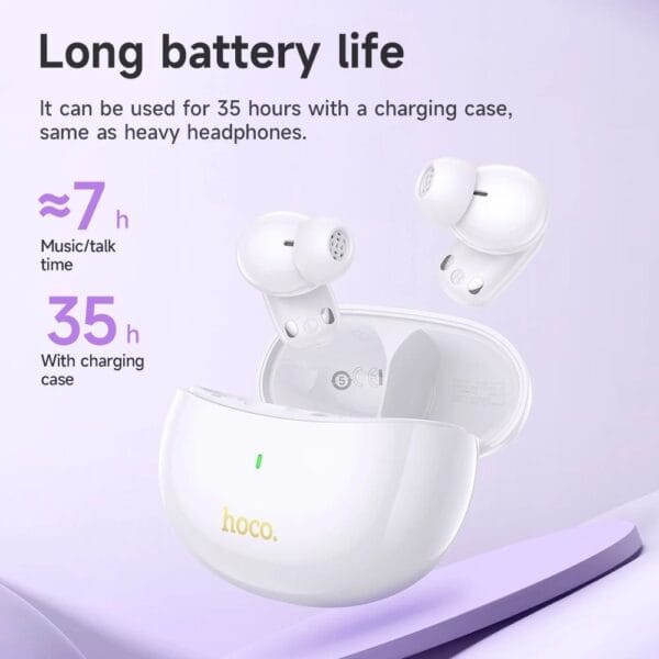 Hoco EQ17 ANC - Écouteurs sans fil Bluetooth 5.4 avec Réduction Active du Bruit – Image 7