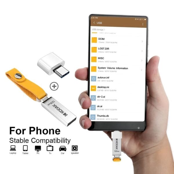 KODAK K122 - Clé USB Métal 128GB – Image 7