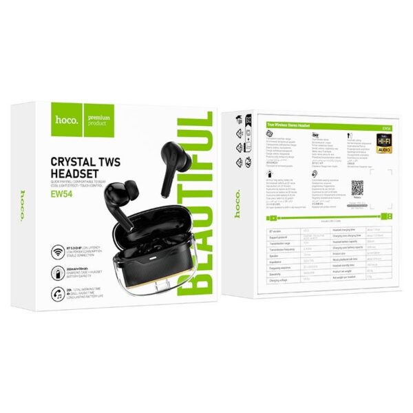 Hoco EW54 Rayo - Écouteurs sans fil TWS Bluetooth 5.3 – Image 15