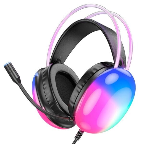 Hoco W109 Plus Rich - Casque Gaming avec Son surround 7.1 & RGB – Image 4