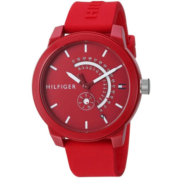 Montre Homme 1791480 – Cadran Rouge Bracelet en Silicone Rouge – Image 3