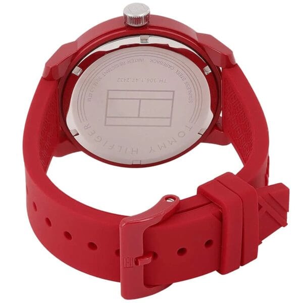 Montre Homme 1791480 – Cadran Rouge Bracelet en Silicone Rouge – Image 9