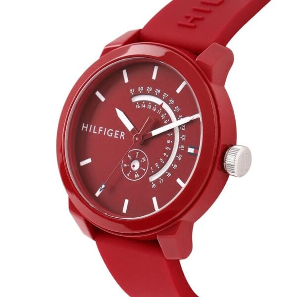 Montre Homme 1791480 – Cadran Rouge Bracelet en Silicone Rouge – Image 11