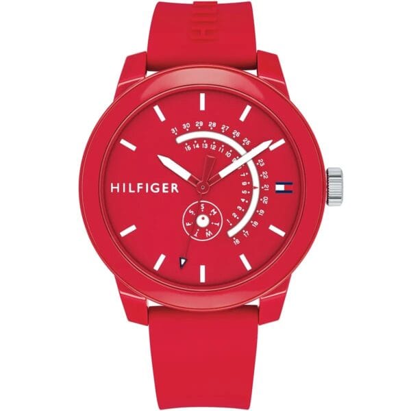Montre Homme 1791480 – Cadran Rouge Bracelet en Silicone Rouge – Image 7