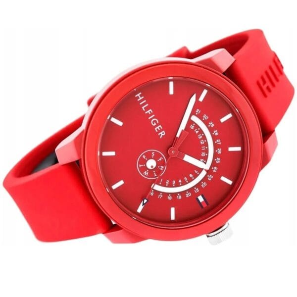 Montre Homme 1791480 – Cadran Rouge Bracelet en Silicone Rouge – Image 14