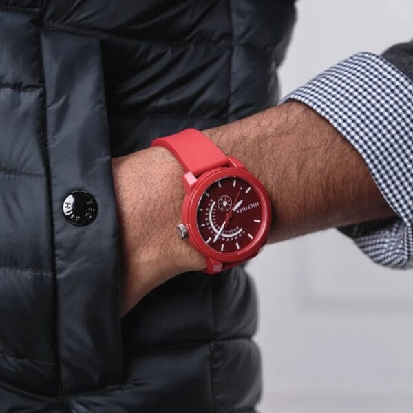 Montre Homme 1791480 – Cadran Rouge Bracelet en Silicone Rouge – Image 16