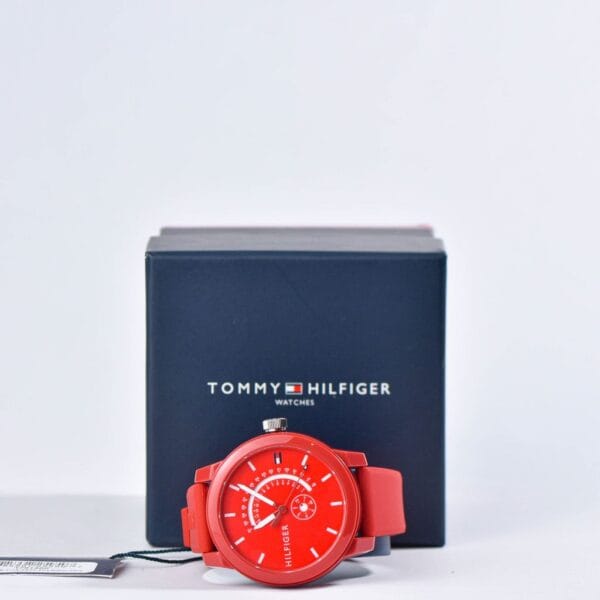 Montre Homme 1791480 – Cadran Rouge Bracelet en Silicone Rouge – Image 2