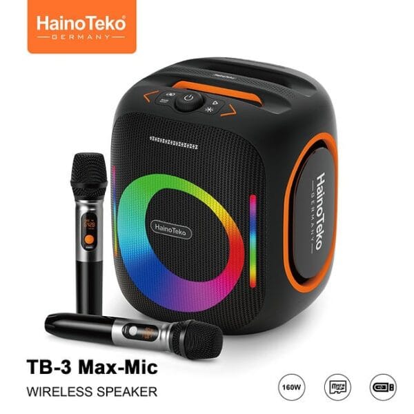 HainoTeko TB-3 - Haut-Parleur Bluetooth 5W / 50W / 160W + Mic – Image 4