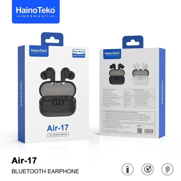 HainoTeko Air-17 – Ecouteurs Bluetooth