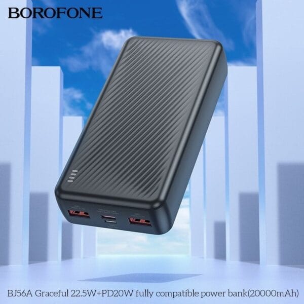 Hoco BOROFONE BJ56A Graceful – Power Bank 20000mAh 22.5W + PD20W – Image 6