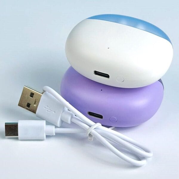 Hoco EW38 – Écouteurs Bluetooth 5.3 Mauve – Image 9