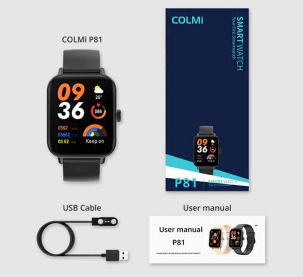 Colmi P81 – Smart Watch Bluetooth Écran HD 1.9”