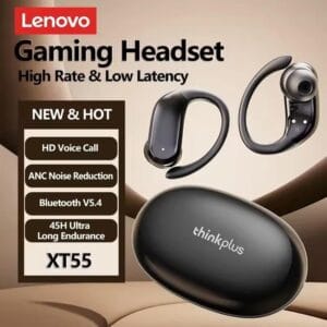 Lenovo ThinkPlus XT55 – Écouteurs Bluetooth 5.4 & AI Noise Cancelling