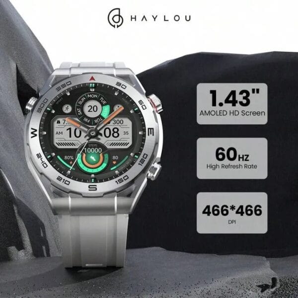 Xiaomi Haylou Watch R8 – Montre Connectée Écran 1,43″ AMOLED pour Sport & Aventures – Image 7