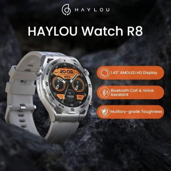 Xiaomi Haylou Watch R8 – Montre Connectée Écran 1,43″ AMOLED pour Sport & Aventures – Image 6