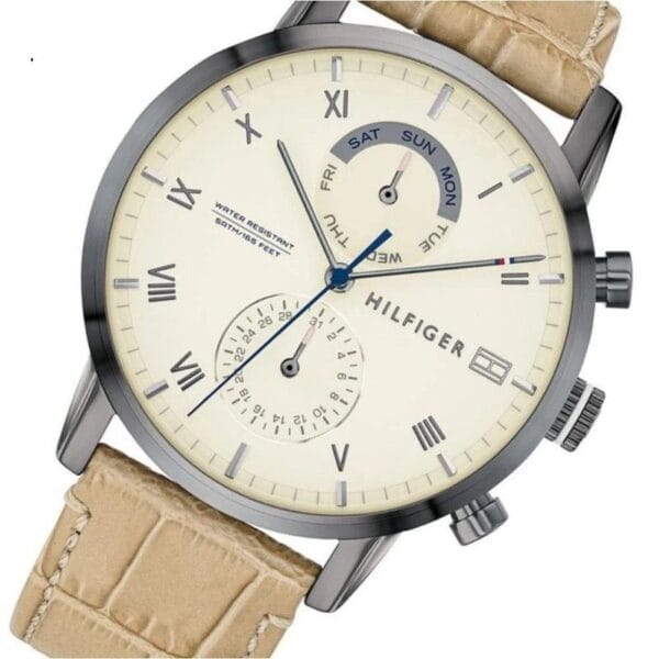 Montre Classique Homme 1710399 - Cadran Crème & Bracelet Cuir – Image 10