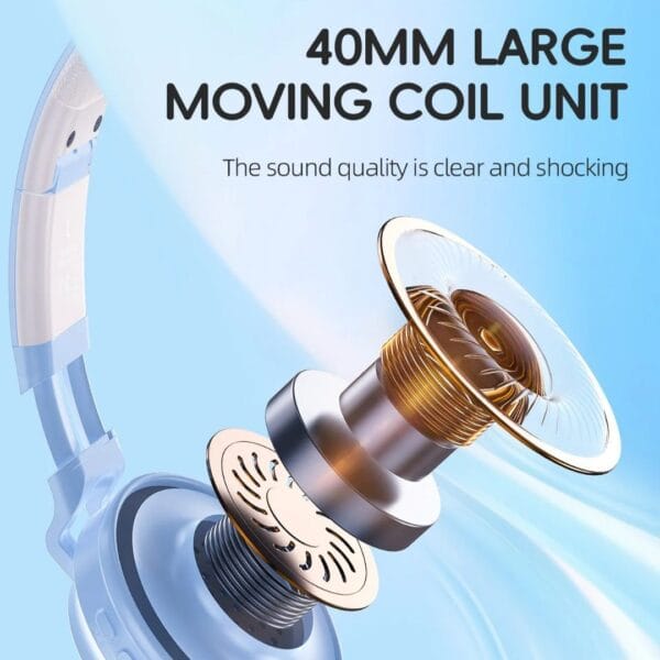Hoco W50 Cute Fun - Casque Bluetooth 5.3 Pliable avec RGB – Image 6